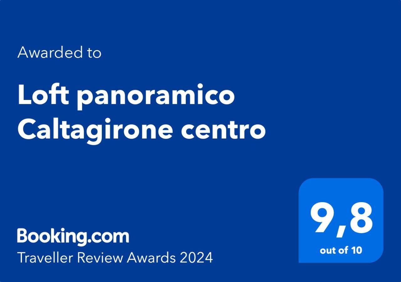 Loft Panoramico Caltagirone Centro Daire Dış mekan fotoğraf